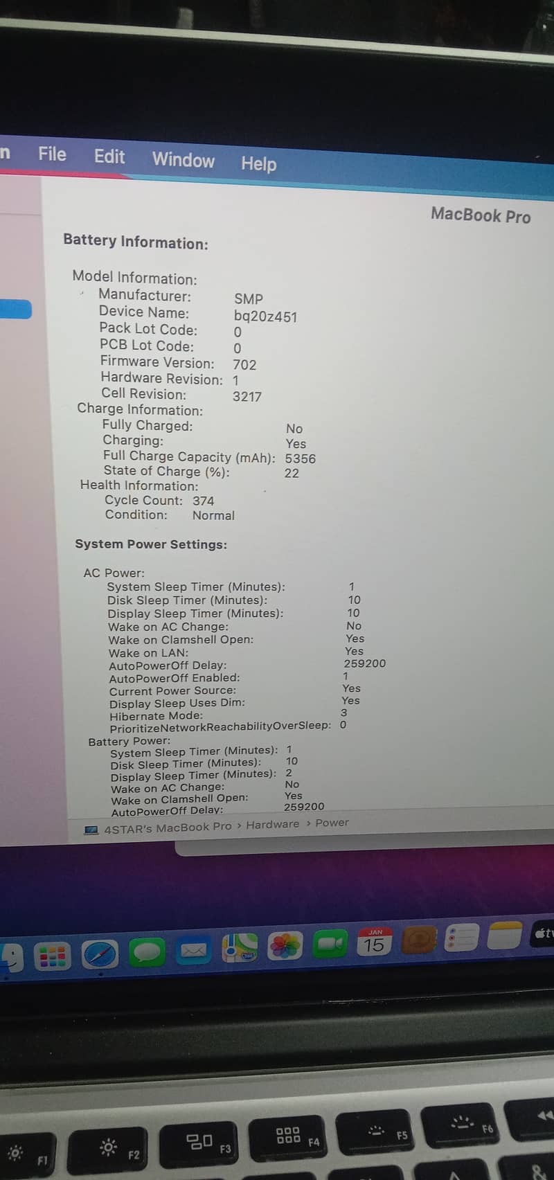 2015 Macbook Pro Used 2