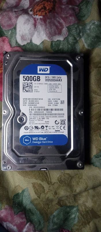 500 gb hard drive (free new VGA cable) 0