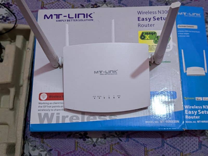 WIFI ROUTER (MT-LINK) 100% ORIGINAL (5 MONTH USED ONLY) 1