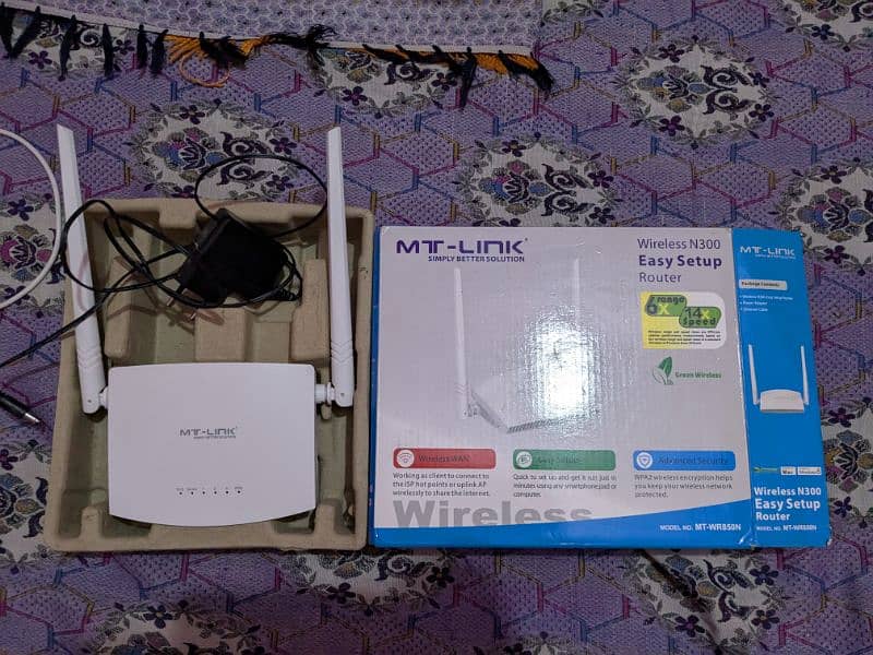 WIFI ROUTER (MT-LINK) 100% ORIGINAL (5 MONTH USED ONLY) 10