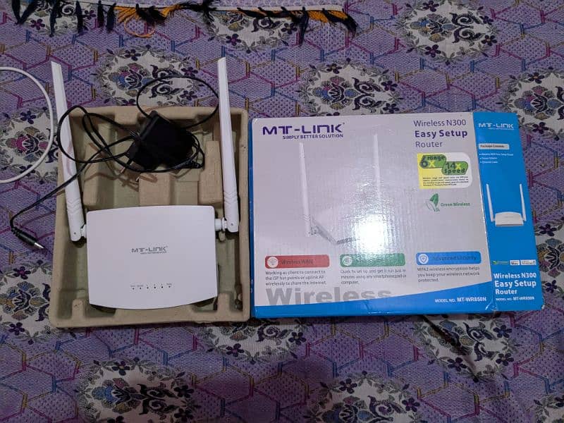 WIFI ROUTER (MT-LINK) 100% ORIGINAL (5 MONTH USED ONLY) 12