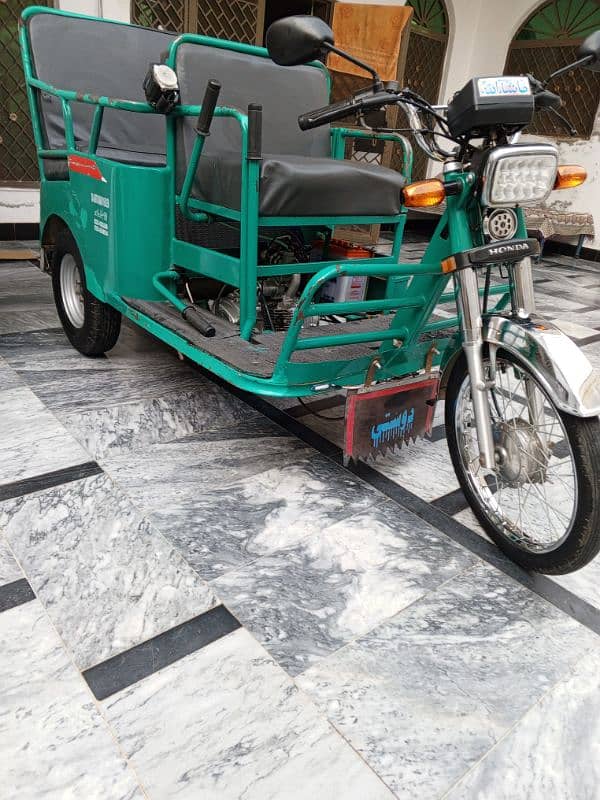 Two Seater Rickshaw For Disabled People And Old people Shaft system 0