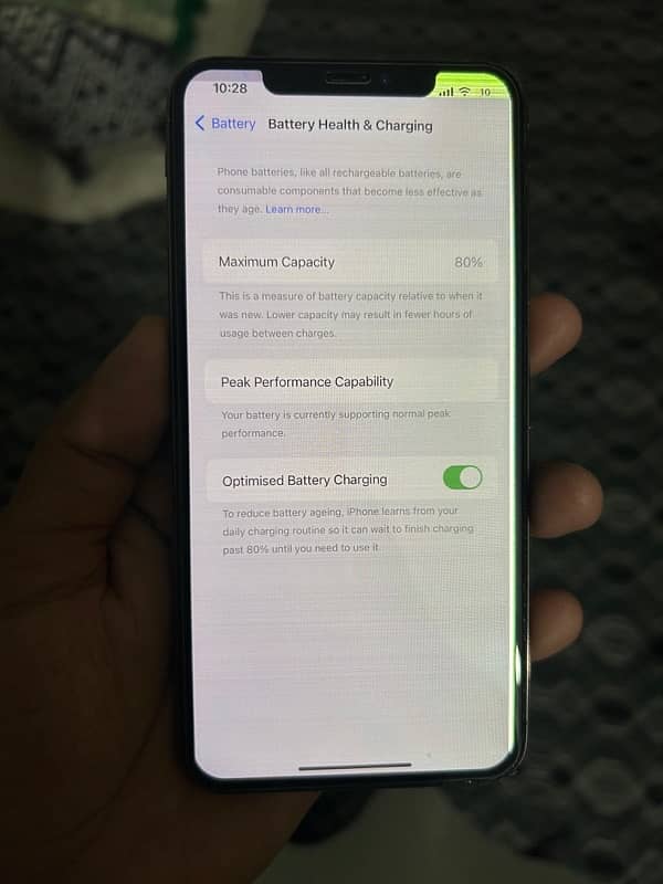 iPhone Xsmax PTA Approved All ok screen me line he sirf 2