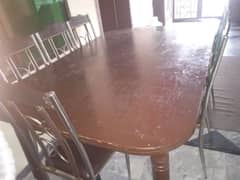 dining table with chairs