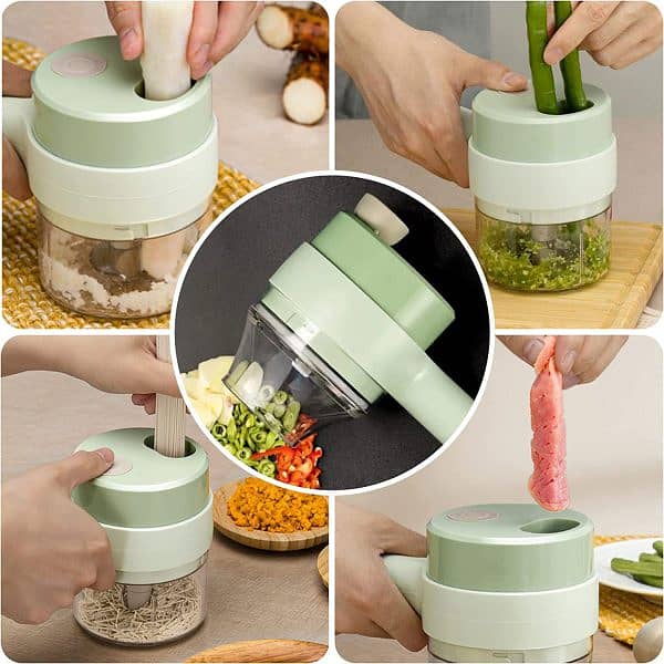 4 In 1 Rechargeable Handheld Hammer Chopper 2