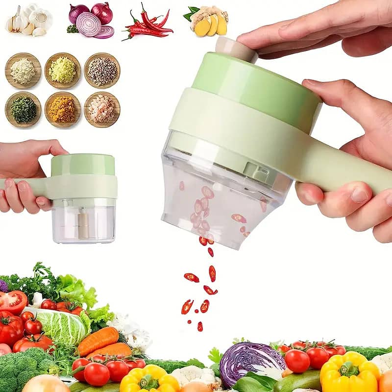 4 In 1 Rechargeable Handheld Hammer Chopper 7