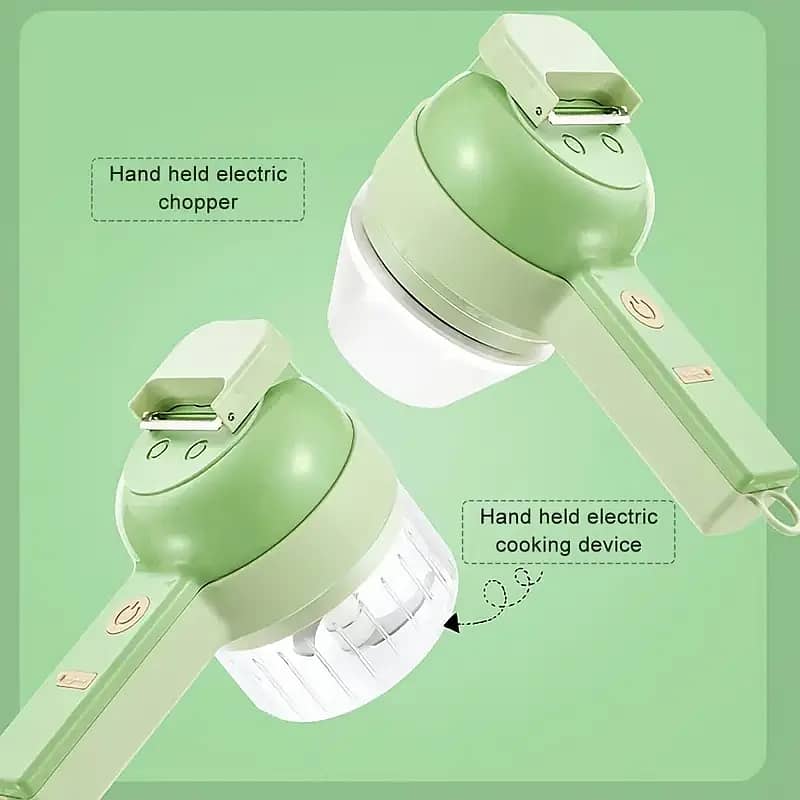 4 In 1 Rechargeable Handheld Hammer Chopper 8