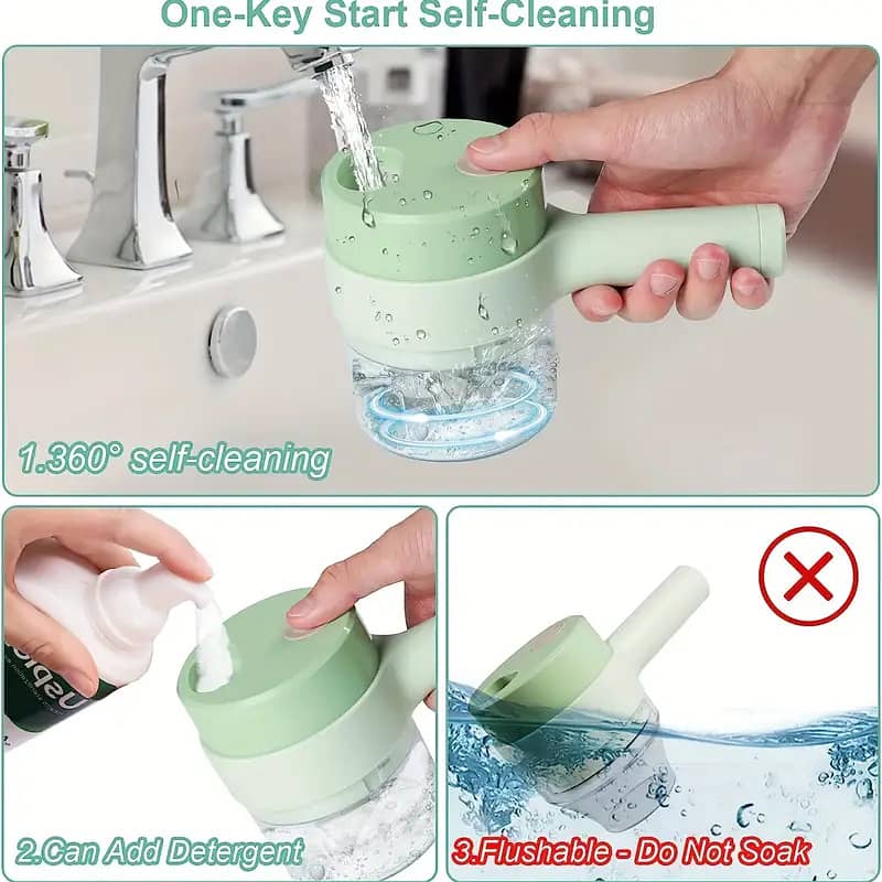 4 In 1 Rechargeable Handheld Hammer Chopper 9