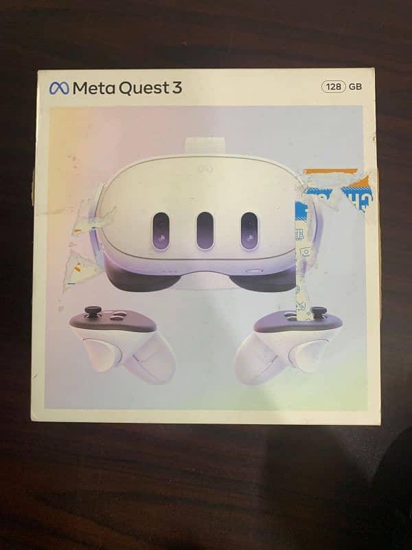 Meta quest 3 128gb slightly used with hard case and hand grips 1