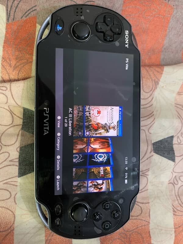 ps vita oled model jailbroken 0