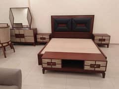 King size bed and sidetables