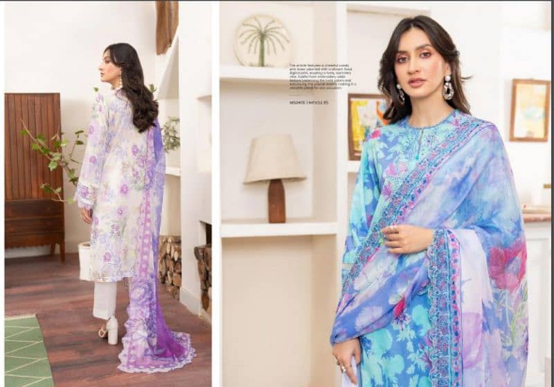 Mishaal Collection 3pcs Lawn Branded Suit 11