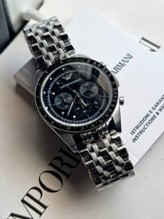 EMPORIO ARMANI Emperio Armani  Black Dial Quartz Men's Watch AR5988