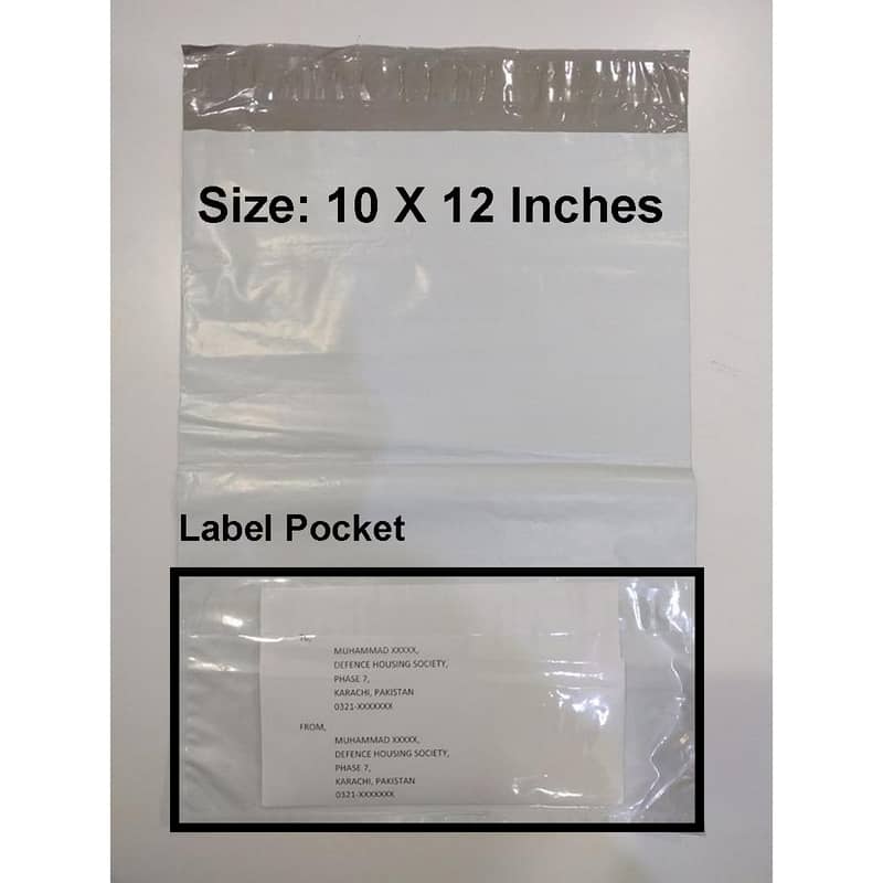 50pc10x12 shipping flyers bags plastic Large Courier packing 12X16 0