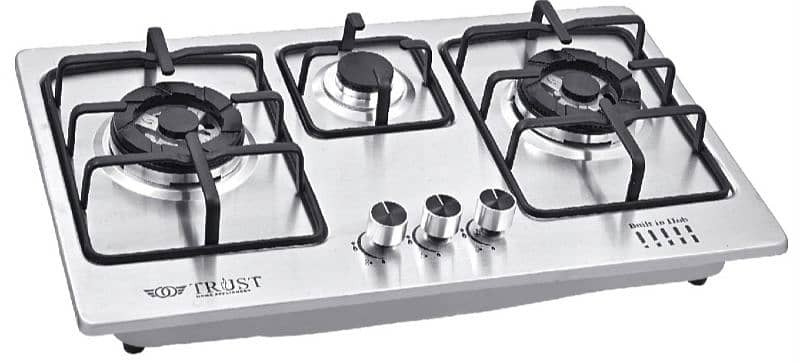 Box Packed Automatic Triple Burner Gas Hob 0