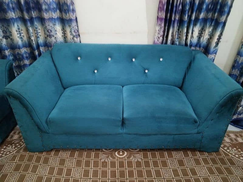 7 SEATER VELVET SOFA 1