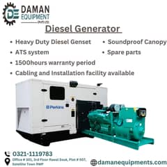 Heavy Duty Diesel Generator - Perkins Locally Assembled 20kVA