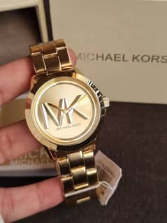 Michael Kors Women’s Quartz Gold Stainless Gold Dial 40mm Watch MK7317