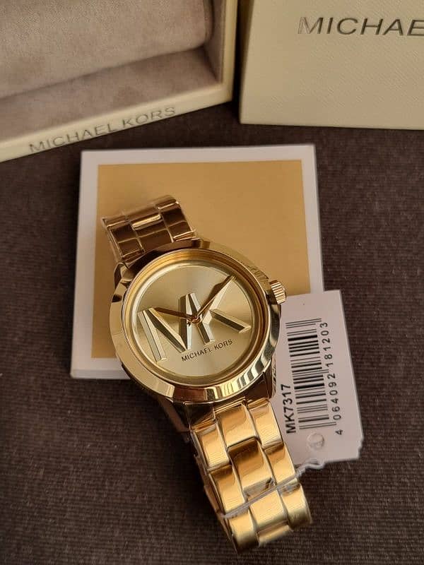 Michael Kors Women’s Quartz Gold Stainless Gold Dial 40mm Watch MK7317 1