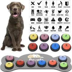 Dog Buttons for Communication, 8 Dog Talking Button Set