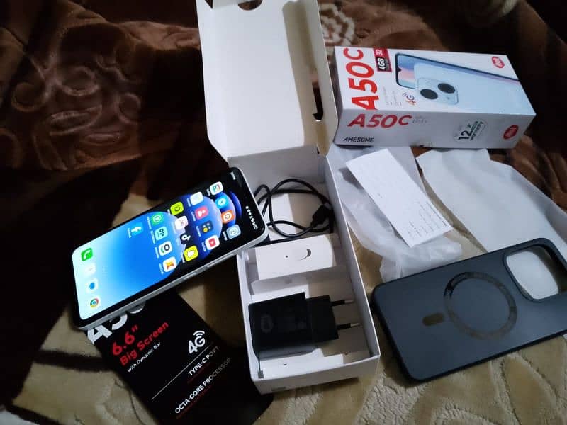 itel a50c 2+2/32Gb with complete box some days used only 03186176864 8