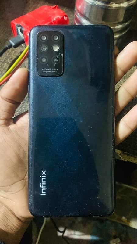 infinix note 8i 6/128 All ok hai set bas opr wala glass change ho ga 2