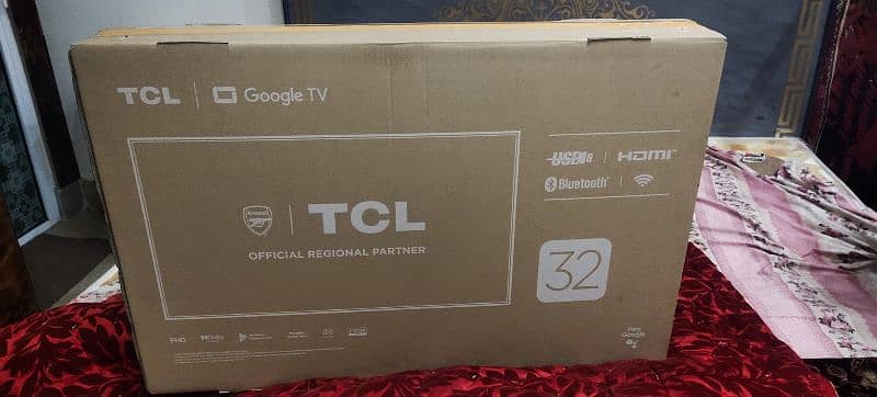 TCL android LED 32" box pak new 4sel arjant 0