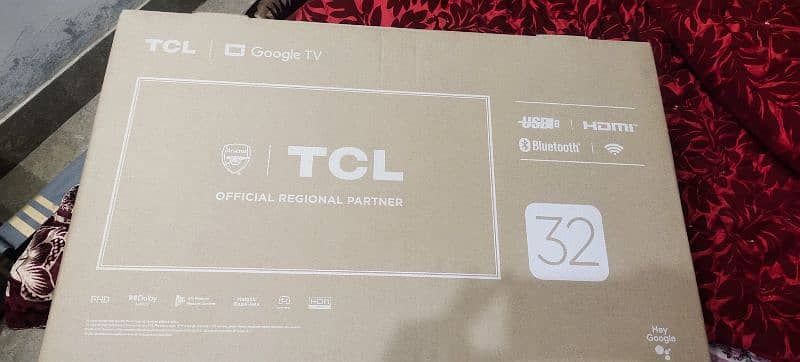 TCL android LED 32" box pak new 4sel arjant 1