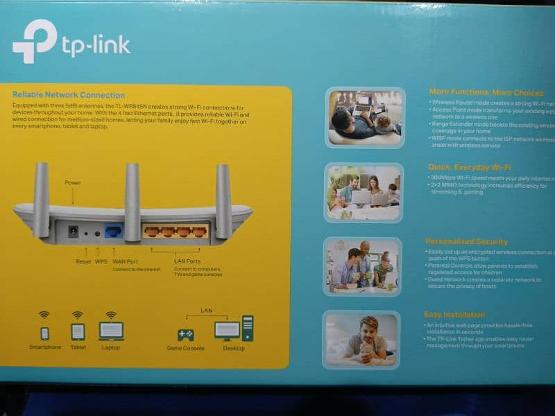 TP-Link WN845 Tri-Antenna Router. 4