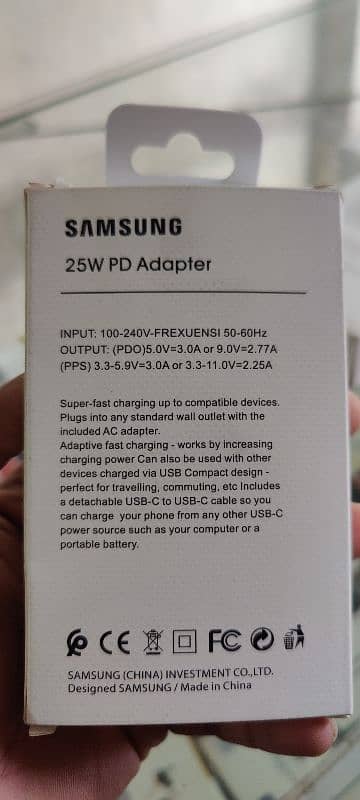 Samsung A16 original 25W adapter 1