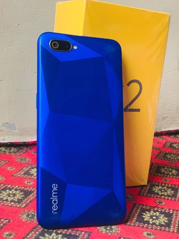 realme C2 with transparent cover 1