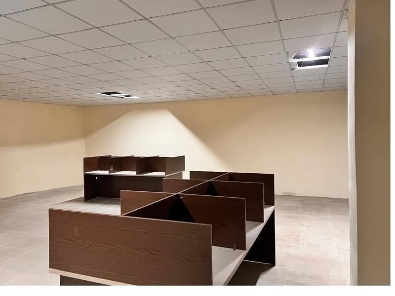 Area 1200 square Feet Brand New Corporation Office Available For Rent in Main Boulevard Road Gulberg 3 Lahore 1