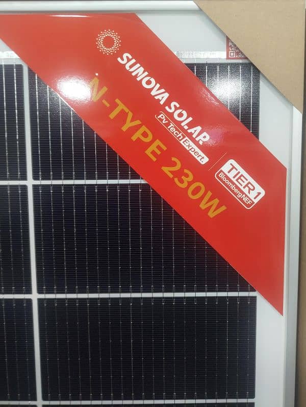 Solar Panel , Sunova Panel 230W, Best Price In Karachi. 1