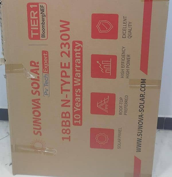 Solar Panel , Sunova Panel 230W, Best Price In Karachi. 5