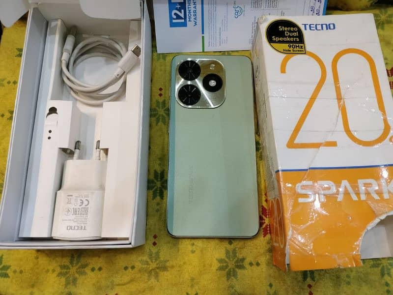 Tecno spark 20c Full box 0