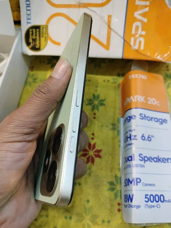 Tecno spark 20c Full box 6