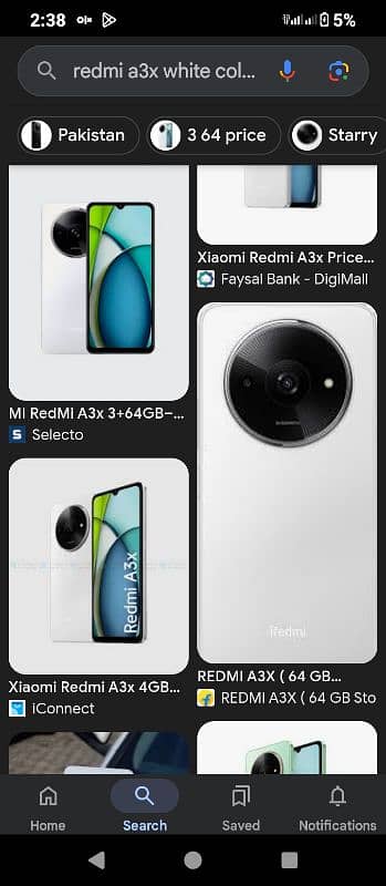 Redmi a3 new daba pack 6/64 0