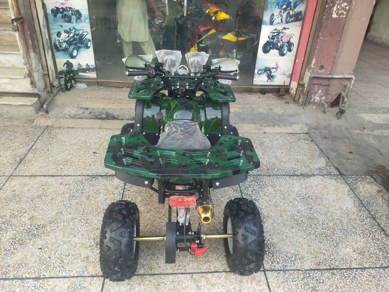 Double Disk Breaks 125cc Hammer Jeep Atv Quad Bike Delivery In All Pak 3