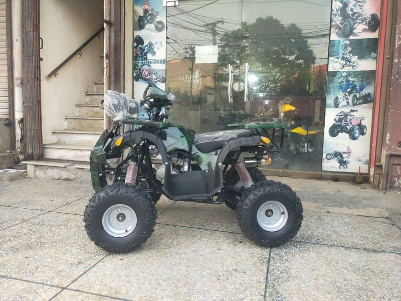 Double Disk Breaks 125cc Hammer Jeep Atv Quad Bike Delivery In All Pak 5