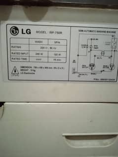 selling Lg washing machine