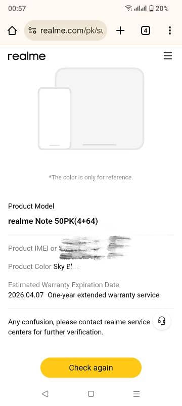 Realme note 50 | Dual Sim | Pta Approved 4