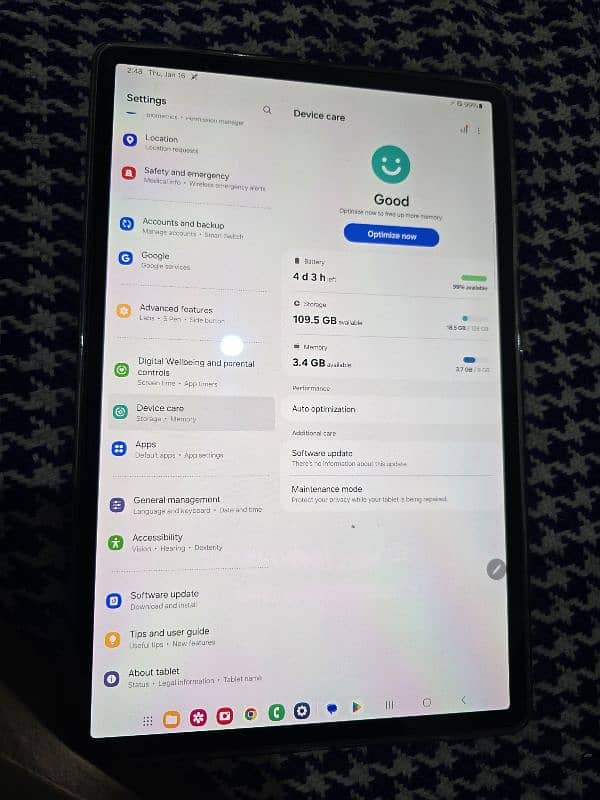 Samsung tab s8 plus 5