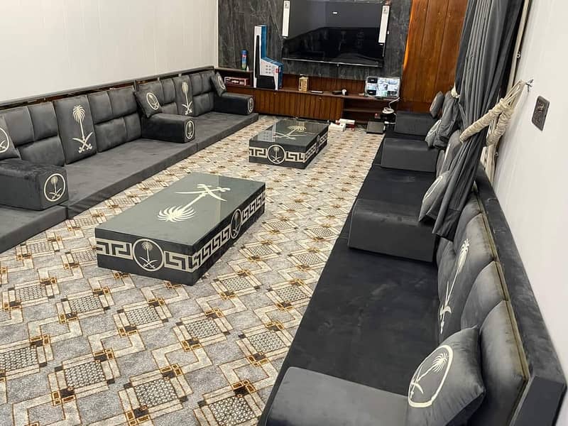 Arabic Majlis Sofa /Arbi Majlis | Saudi Majlis | Hujra Bethak | Sofa 2