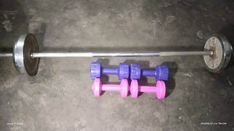 barbell and dumbells 0