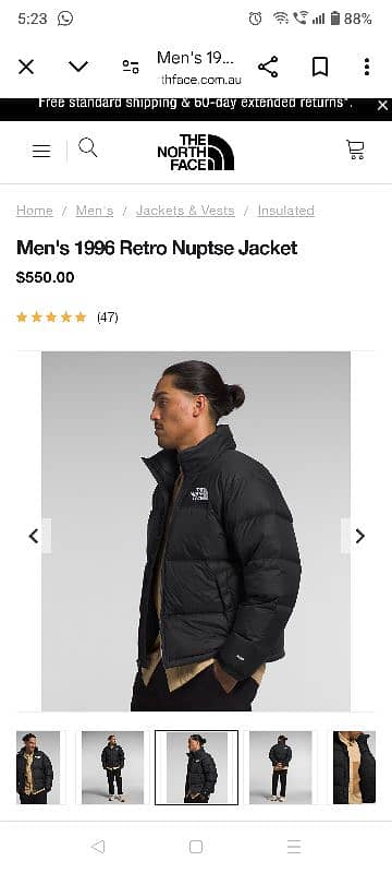 North face puffer jacket 1