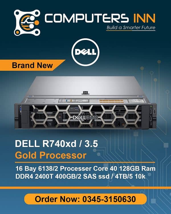 Dell R-740xd 3.5 16bay 1