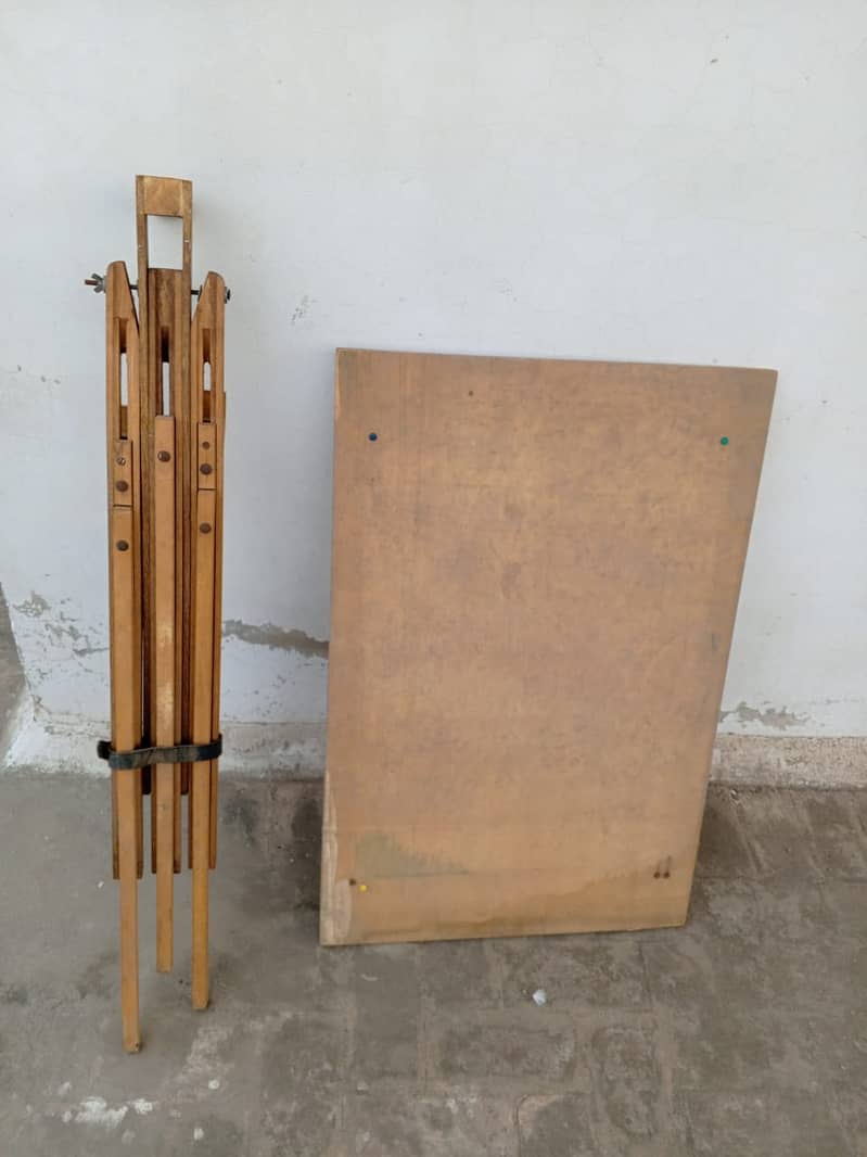 EASEL, CANVAS, VECTOR, WOODEN PAINTING STAND FOLDABLE 0