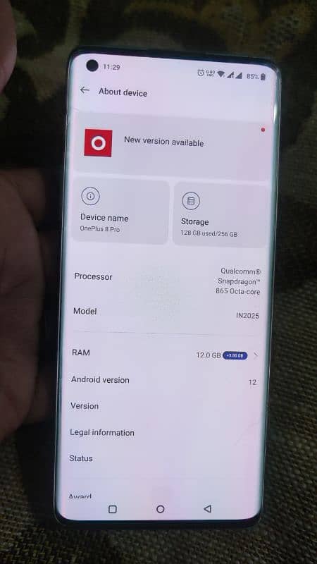 ONE PLUS 8 PRO ORIGINAL CONDITION ALL OK 11