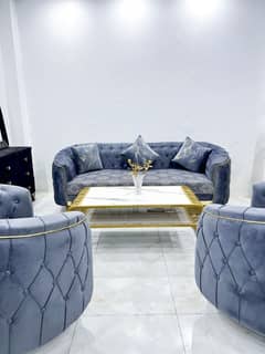 Blue-Golden - 5 Seater - Brand New