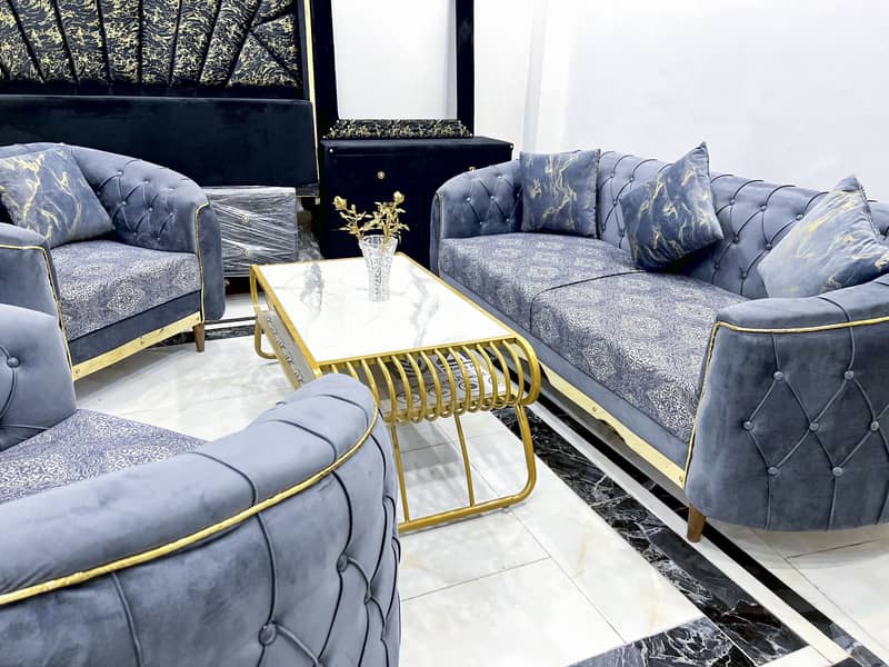 Blue-Golden - 5 Seater - Brand New 2